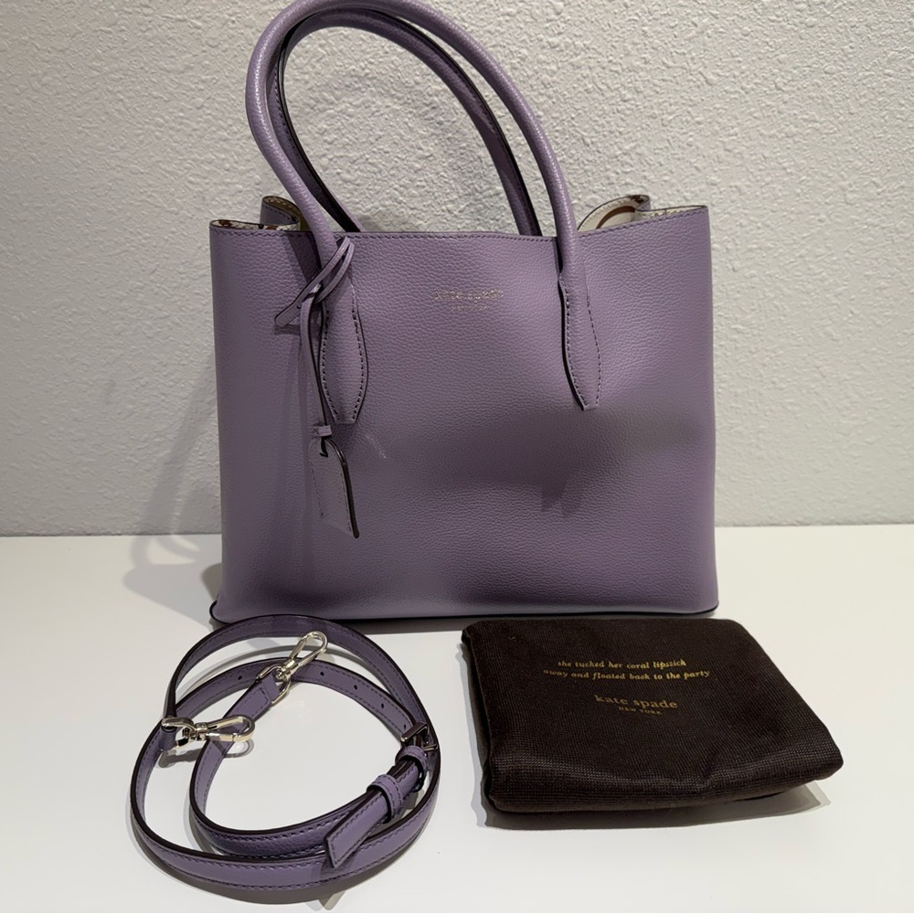 Kate Spade Lavender Satchel Bag - Picture 1 of 4